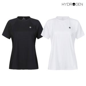 [하이드로겐] 여성 메쉬조직 기능성 반팔라운드 H21D2TR203