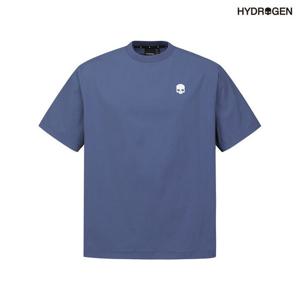 [하이드로겐] 유니 뼈그래픽 우븐 반팔라운드 H31D2TR709_BL