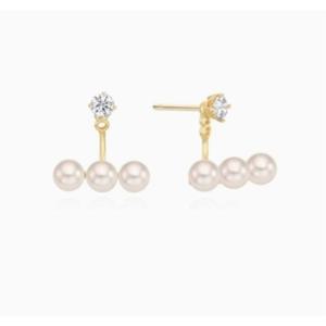[로이드] 주문제작 트리플 진주 투웨이 14k 귀걸이 LPFN4235G
