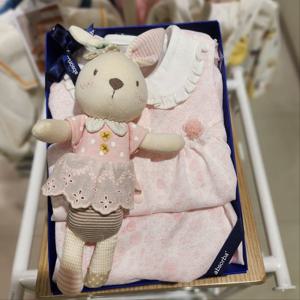 [압소바] (뱀띠,백일 돌선물)케피반소내의P+제니막대딸랑이(A2B10313+AXA36502)