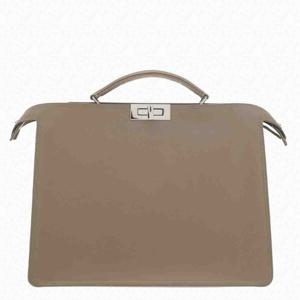 펜디 베이지 피카부 아이씨유 미디엄 토트백 7VA529AGQI F1GLE