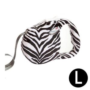 프리고 패션자동줄 지브라 (L) (강아지 자동줄)