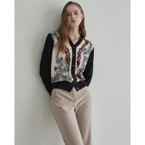 르니앤맥코이 세이브존05 로프 프린트 블라우스 니트 가디건 ML04CD400