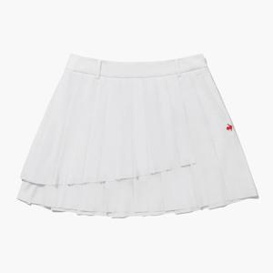 [르꼬끄골프] 여성 언발란스 잔플리츠 스커트 (GQ222LSK41)