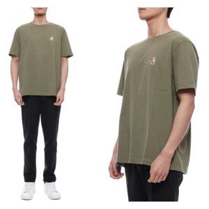 [메종키츠네]25SS 남성 스피디 폭스 패치 반팔티셔츠 (MM00125KJ