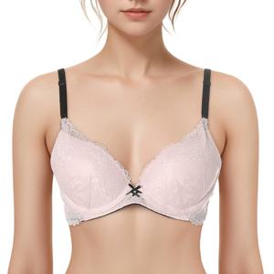[예스]여성스런 라이트 핑크 소프트 레이스 브라A컵/D컵YSWBA901