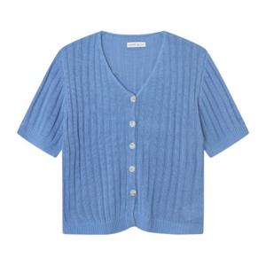 [르샵]25l2l25kcd050 uV넥  골지 반팔 컬러 가디건