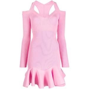 25 FW Alexander McQueen V넥 니트 미니 드레스 734531Q1A5B TP432031677