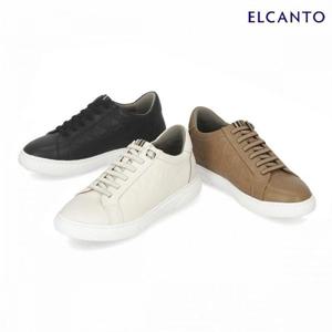 엘칸토  (LCMS51U44C) 남성 소가죽 엠보패턴 키높이 스니커즈 4cm