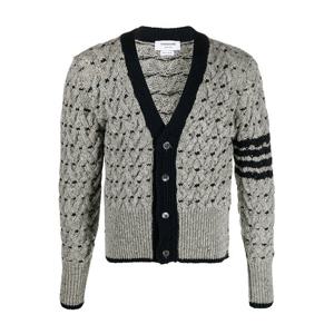 톰브라운 4바 케이블 가디건 라이트그레이 MKC542A Y1506 055