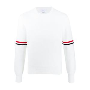 톰브라운 RWB 암밴드 니트 화이트 MKA326A Y3001 100