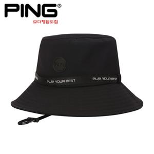 [핑][PING] 2023년 신상 여성 로고 테잎 포인트 버킷햇 121C1CP6
