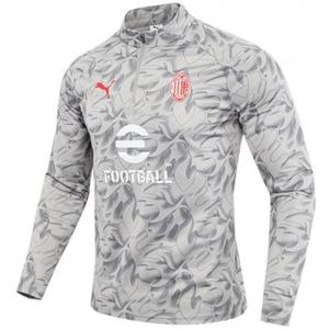 푸마 긴팔 AC밀란 웜업 1/4 짚 탑_78239113