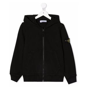 스톤아일랜드 와펜 패치 후드 집업 키즈 751660740 V0029