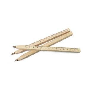 아트박스/진바스 아이디어 원목 자 볼펜