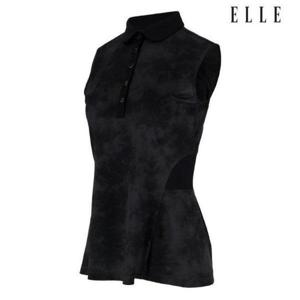 엘르골프 세이브존01 여성 시즌 프린트 슬리브리스 6J45781 199