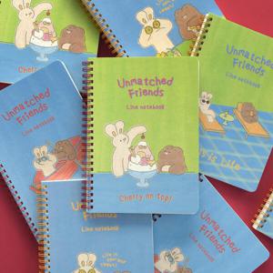 아트박스/모노라이크 A5 언매치드 프렌즈 스프링 라인노트