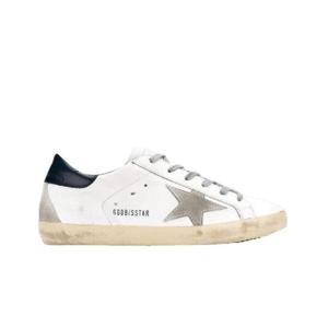 골든구스 슈퍼스타 화이트 네이비탭 스니커즈 GCOWS590-A7GWF00102-F000311-10270