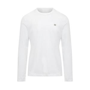 Emporio Armani 로고 패치 롱 슬리브 크루넥 티셔츠 8N1TR11JRGZ 0100 TP942544527