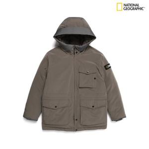 [내셔널지오그래픽 (행사)]역시즌 남성 에어로윙 아웃 포켓 야상 후디 덕다운 점퍼N224MDW140