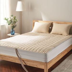 더크린 리얼체크소프트마이크로 온수매트커버 Q베이지