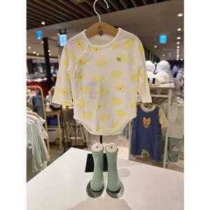 [블루독베이비] 25 FW(YE)도기모달세트바디슈트(45A7004013) 출산 임신 선물 유아 신생아 조카 백일 (45A70