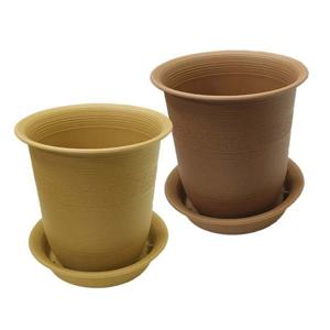 웰빙 원형 플라스틱화분 화분받침 소형2호 화분 화분받침 플라스틱 인테리어 토분