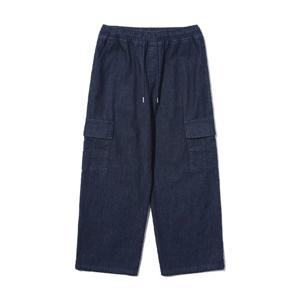 [유씨엘에이]남녀공용 풀밴딩 와이드 카고 데님 팬츠[UB3DP84]