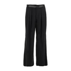 준지 블랙 플리츠 프론트 와이드 벨티드 팬츠 JC5921P26R NAVY