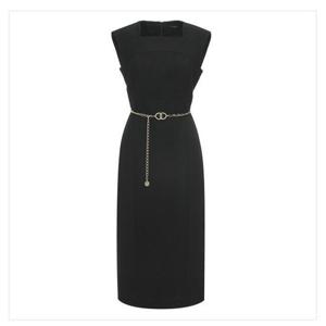 미니멈 세이브존07 스퀘어넥 원피스 MYBGWO3040-BK