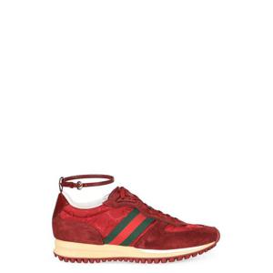 구찌 리모션 레이스업 스웨이드 스니커즈 832918AAEZM 6144 RED