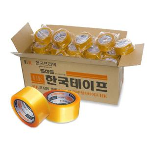 중포장 투명 OPP 박스테이프 80M 50개 1박스