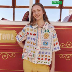 베네통 피사 블라우스 BABL05441