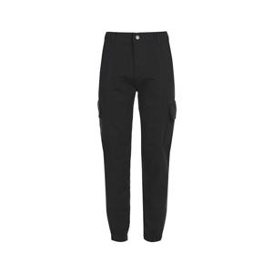 남자 뒷밴딩 절개 스판 카고 조거팬츠 NE-PTA-Q008-블랙