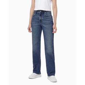 [캘빈클라인 진]여성 CK 하이라이즈 스트레이트핏 일자 청바지 다크블루 47D743G