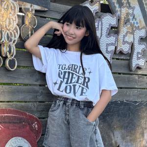 [더데이걸][울산모다]심플 레터 박시 반팔티 TGRA25504_US