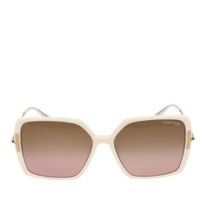 톰포드 화이트 오버사이즈 그라디언트 스퀘어 선글라스 FT1039