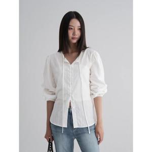 (325764LY30) [에잇세컨즈] 코튼 버튼업 블라우스  아이보리