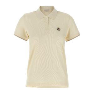 몽클레어 콘트라스팅 디테일 로고 패치 폴로 셔츠 K20938A00004