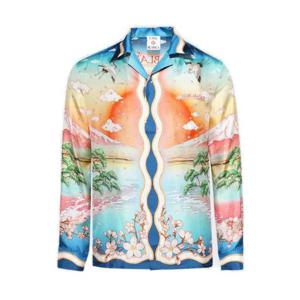 카사블랑카 새틴 셔츠 UMPF25SH006 01 TP946589757