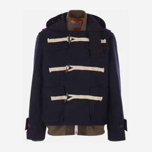 사카이 블루 울 몽고메리 코트 2503846M 233