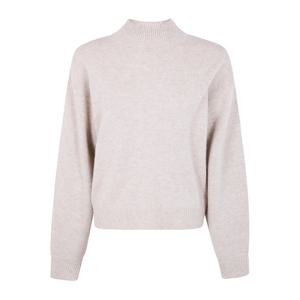 쿠즈텡 라이트 베이지 하이넥 스웨터 FANYF4442 2238