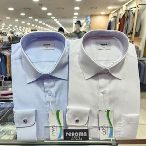 [레노마셔츠]스킵 도비 일반핏 ROSSG1421_DG