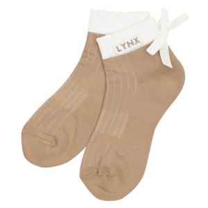 [링스본사] [25FW] 여성 리본장식 단목 양말 L21E3SC251_BG