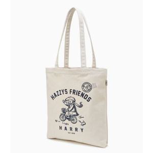 [헤지스ACC] 아이보리 프린트 면 숄더백 HJBA5F310IV