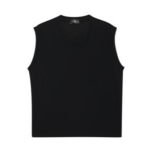 [파파브로]남성 브이넥 골지니트 베스트 SO-VEA-Q055-블랙