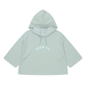 소이 남아 레터링 7부 후드 티셔츠 23F0482_MT