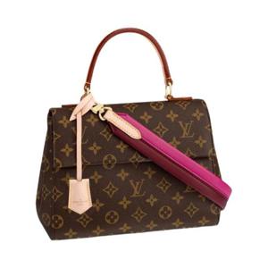 루이비통 클루니 BB 모노그램 푸시아 보르도 레드 M42738