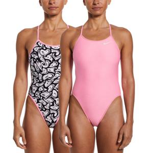 나이키스윔  여자수영복 여성 스마일 스프레드 리버서블 타이백 NESSD020-100