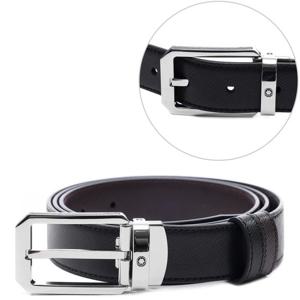 [몽블랑] 25FW 남성 사피아노 리버서블 벨트 (128759 25F)